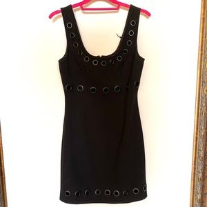Topshop black dress with cut outs